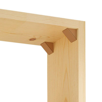 Cabinet corner braces plastic - Light Brown 1000pcs Furnica 