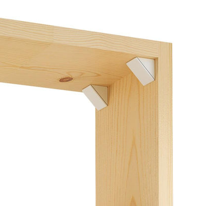 Cabinet corner braces plastic - White 1000pcs Furnica 