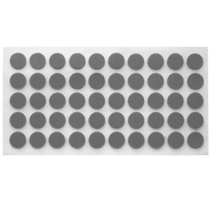 Cabinet door bumper - self-adhesive - 3/8 inch Grey - 50pcs NTP Grey 