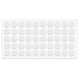 Cabinet door bumper - self-adhesive - 3/8 inch White - 50pcs NTP White 