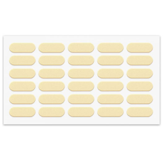 Cabinet door bumper - self-adhesive - 5/16x7/8 inch Beige - 30pcs NTP Beige 