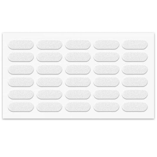 Cabinet door bumper - self-adhesive - 5/16x7/8 inch White - 30pcs NTP White 