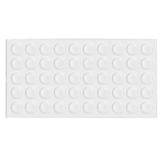 Cabinet door bumper - self-adhesive silicon 3/8x1/16 inch - 50pcs NTP Ø9x2mm 