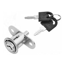 Cabinet Lock for Slidable Doors 3/4x15/16 inch, Chrome
