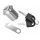 Cabinet Lock with Hook Cam Plate 3/4x13/16 inch, Chrome NTP 