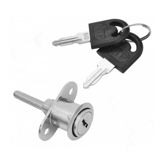 Central Lock Cylinder 3/4x13/16 inch, Chrome NTP 