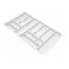 Cutlery Tray for Drawer, Cabinet Width: 31-1/2 inch, Depth: 16-15/16 inch - White