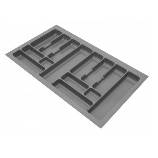 Cutlery Tray for Drawer, Cabinet Width: 900mm, Depth: 490mm - Metallic Cutlery Tray NTP 
