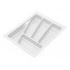 Cutlery Tray for Drawer, Cabinet Widths: 15-3/4 inch, Depth: 16-15/16 inch , White