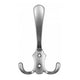 Double robe hook - Aluminium WP03 NTP Aluminum 