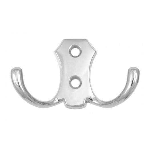 Double robe hook - Chrome WP02 NTP Chrome 