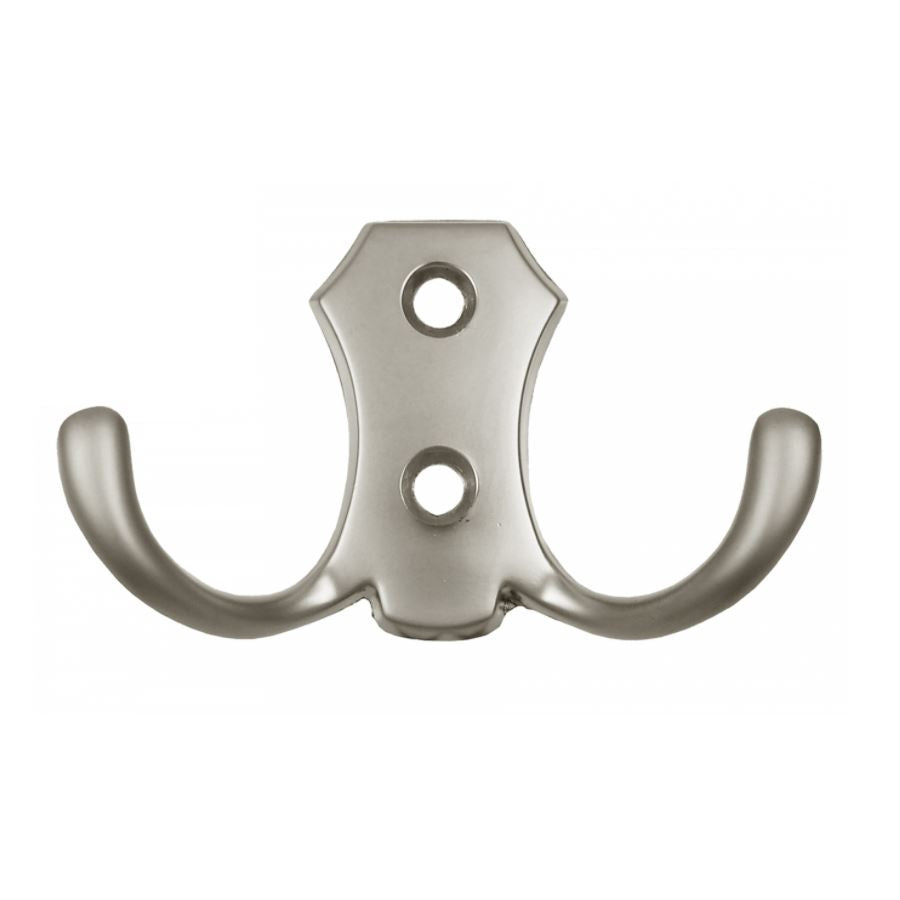 Double robe hook - Satin WP02 NTP Satin 