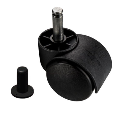 Furniture plastic swivel wheel with mounting pin 5/16 inch and sleeve - Ø1-15/16 inch Furniture wheels ATM 