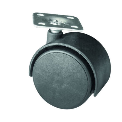 Furniture plastic swivel wheel with mounting plate Ø1-15/16 inch Furniture wheels ATM 