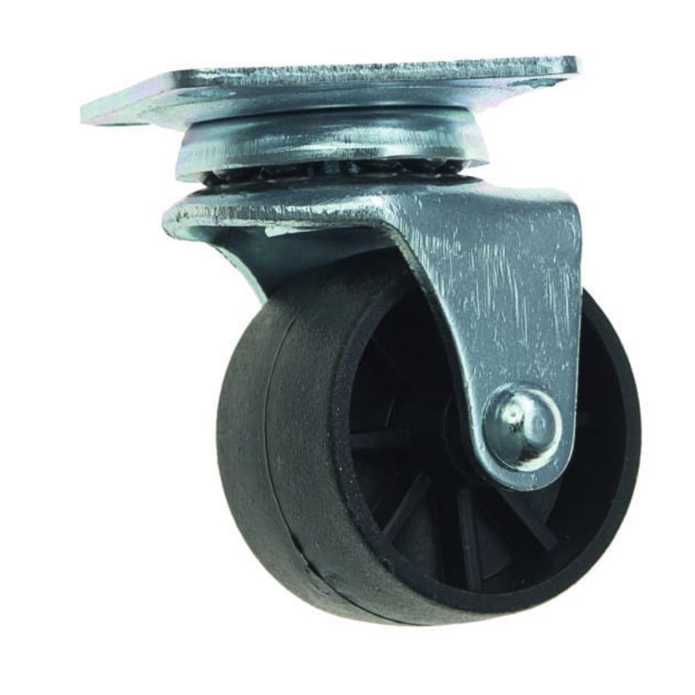 Furniture plastic wheel with bearing Ø1-1/2 inch
