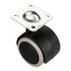 Furniture rubber swivel wheel with mounting plate Ø1-15/16 inch Furniture wheels ATM 