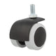 Furniture rubber swivel wheel with thread 3/8 inch - Ø1-15/16 inch Furniture wheels ATM 