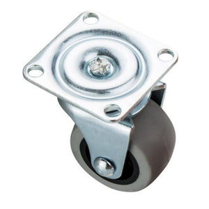 Furniture rubber wheel with bearing Ø1-1/2 inch