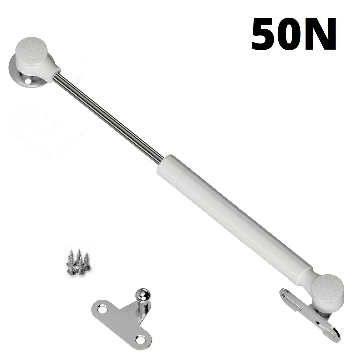 Gas Strut 9-13/16 inch White - 50N Furnica 50N 