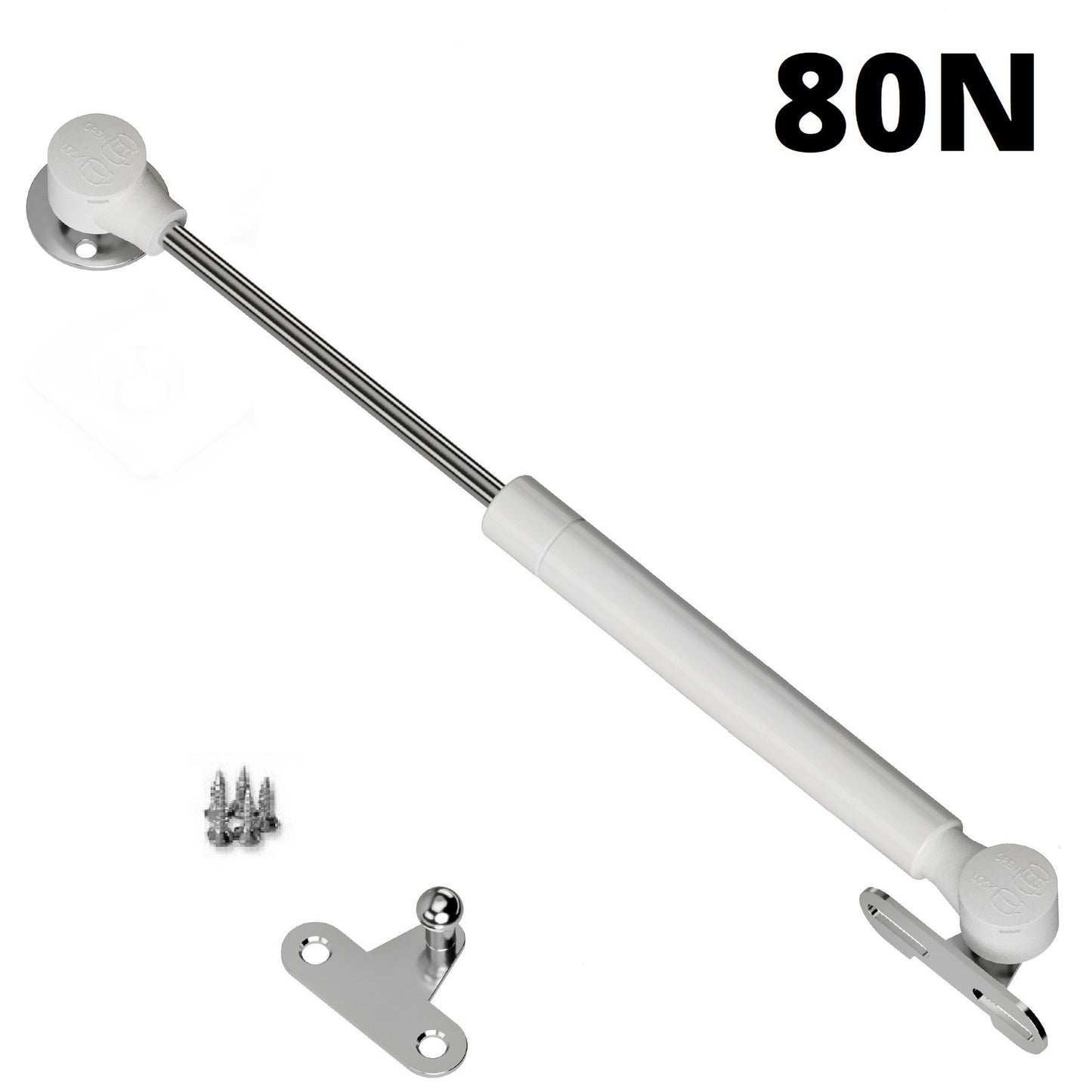 Gas Strut 9-13/16 inch White - 80N Furnica 80N 