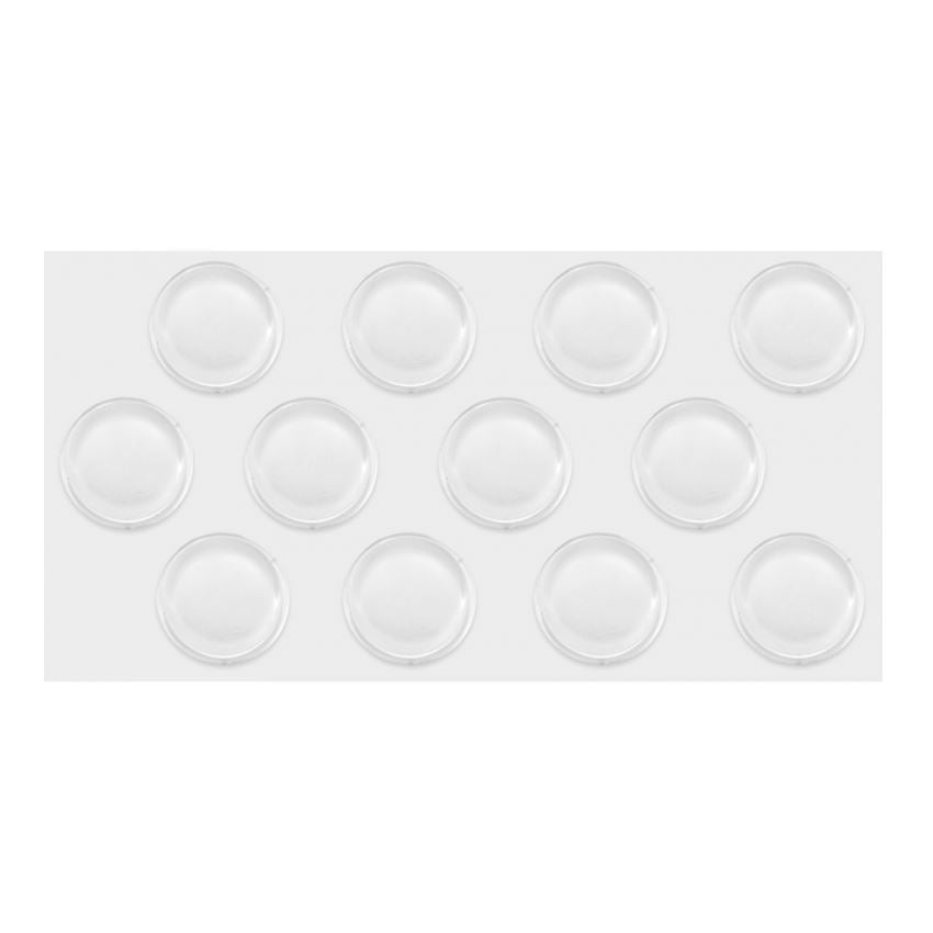 Glass protective pads - 11/16x1/8 inch - 12pcs NTP Ø18x3.8mm - 12pcs 
