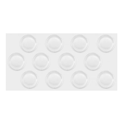 Glass protective pads - 11/16x1/8 inch - 12pcs NTP Ø18x3.8mm - 12pcs 