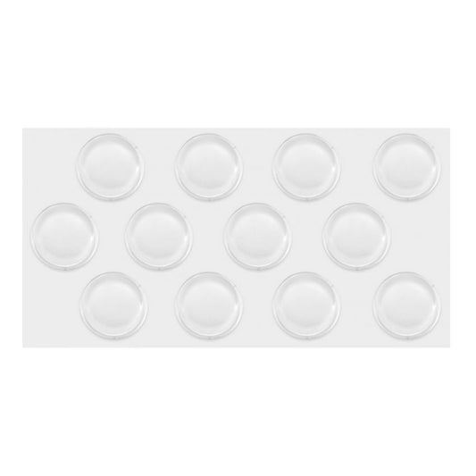 Glass protective pads - 11/16x1/8 inch - 12pcs NTP Ø18x3.8mm - 12pcs 