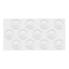 Glass protective pads - 11/16x1/8 inch - 12pcs