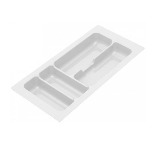 Kitchen drawer liners for Cabinet 12 inch, Depth: 19-5/16 inch - White Cutlery Tray NTP 