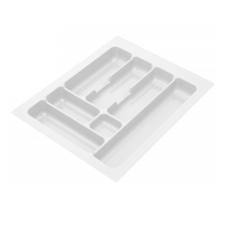 Kitchen drawer liners for Cabinet 18 inch, Depth: 19-5/16 inch - White Cutlery Tray NTP 