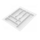 Kitchen drawer liners for Cabinet 18 inch, Depth: 19-5/16 inch - White Cutlery Tray NTP 
