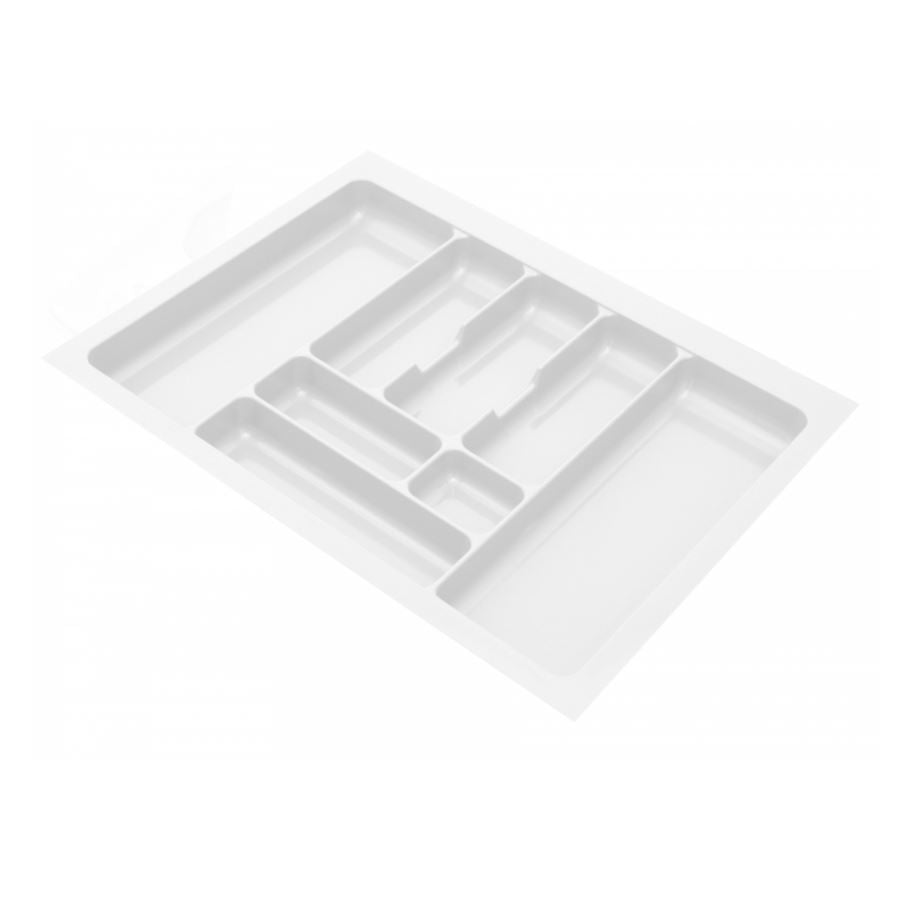 Kitchen drawer liners for Cabinet 24 inch, Depth: 19-5/16 inch - White Cutlery Tray NTP 