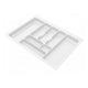 Kitchen drawer liners for Cabinet 28 inch, Depth: 19-5/16 inch - White Cutlery Tray NTP 