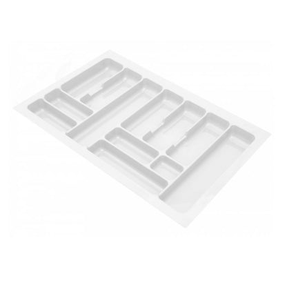 Kitchen drawer liners for Cabinet 32 inch, Depth: 19-5/16 inch - White Cutlery Tray NTP 