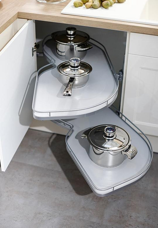 Le Mans II Arena Classic Silver 450 Right White Corner Unit PEKA 