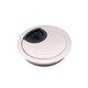 Metal Desk Grommet with rubber hole - Satin 2-3/8 inch Furnica 