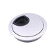 Metal Desk Grommet with rubber hole - Silver 2-3/8 inch Furnica 