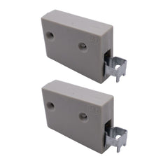 Nylon cabinet bracket, universal - L+R, 2D Eco  - Grey