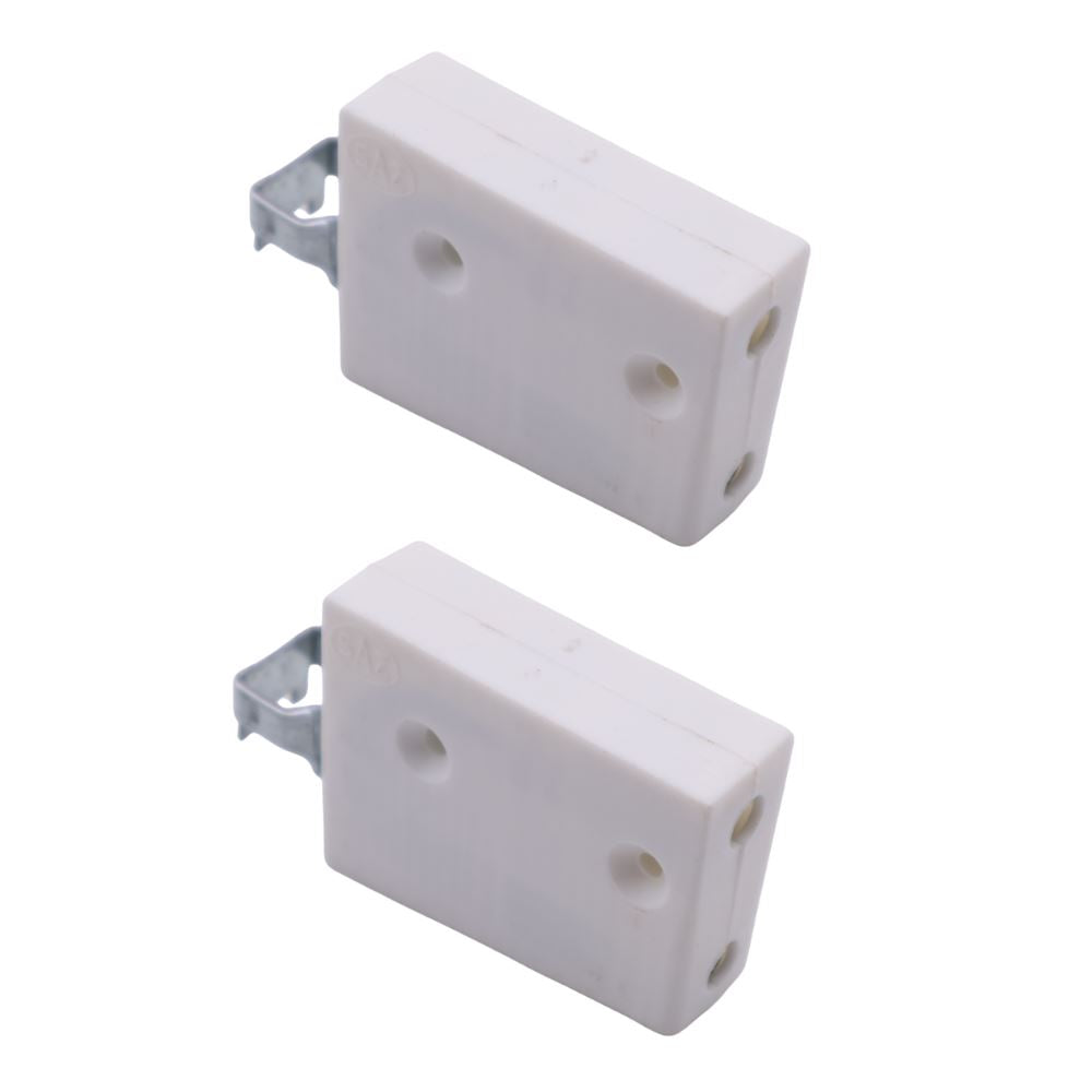 Nylon cabinet bracket, universal - L+R, 2D Eco - White