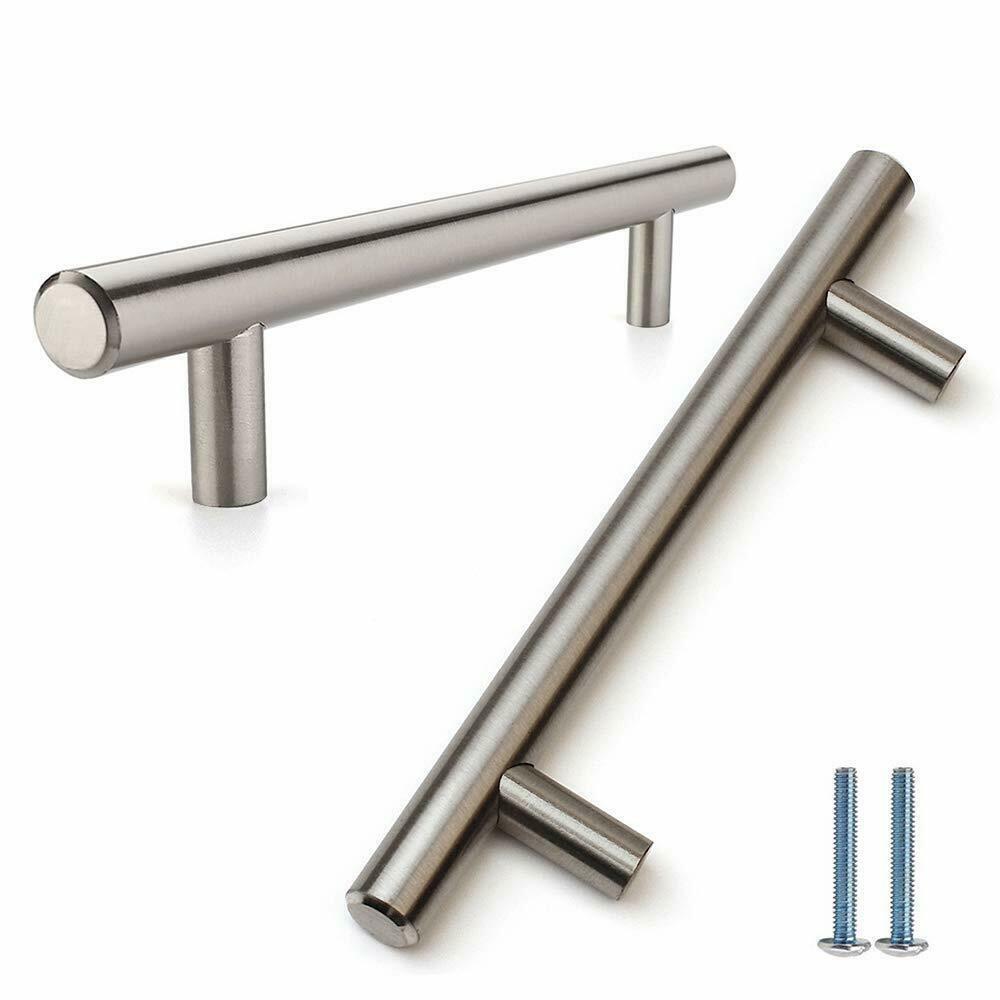 Pull handle brushed steel - 5-7/8 inch