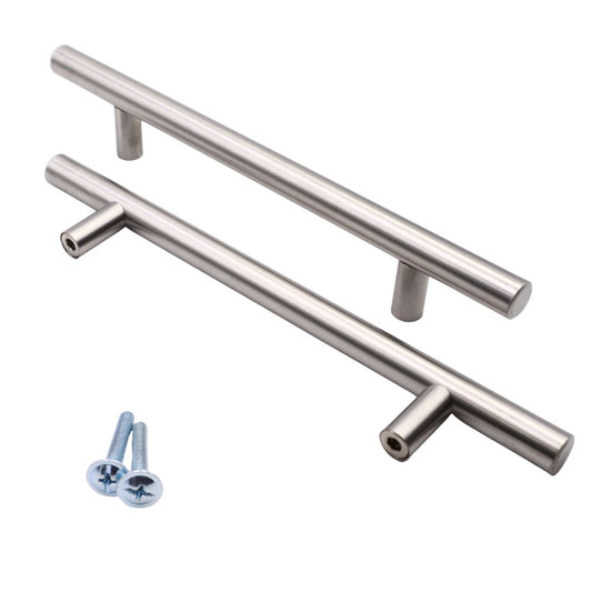 Pull handle brushed steel - 19-11/16 inch Furnica 320mm (500mm Total Lenght) 