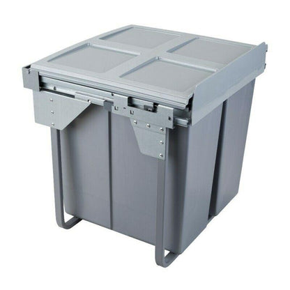 Pull-Out Kitchen Waste Bin - 2x34L - 23-5/8 inch Cabinet Furnica 