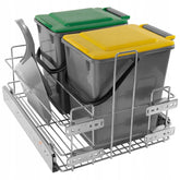 Pull-Out Kitchen Waste Bin Soft-Close - 15-3/4 inch Cabinet