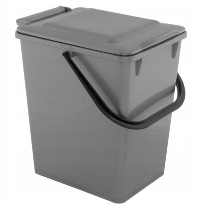 Pull-Out Kitchen Waste Bin Soft-Close - 15-3/4 inch Cabinet Furnica 