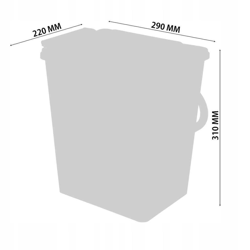Pull-Out Kitchen Waste Bin Soft-Close - 23-5/8 inch Cabinet Furnica 
