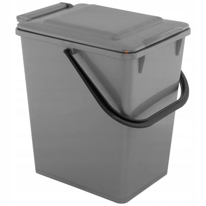 Pull-Out Kitchen Waste Bin Soft-Close - 23-5/8 inch Cabinet Furnica 