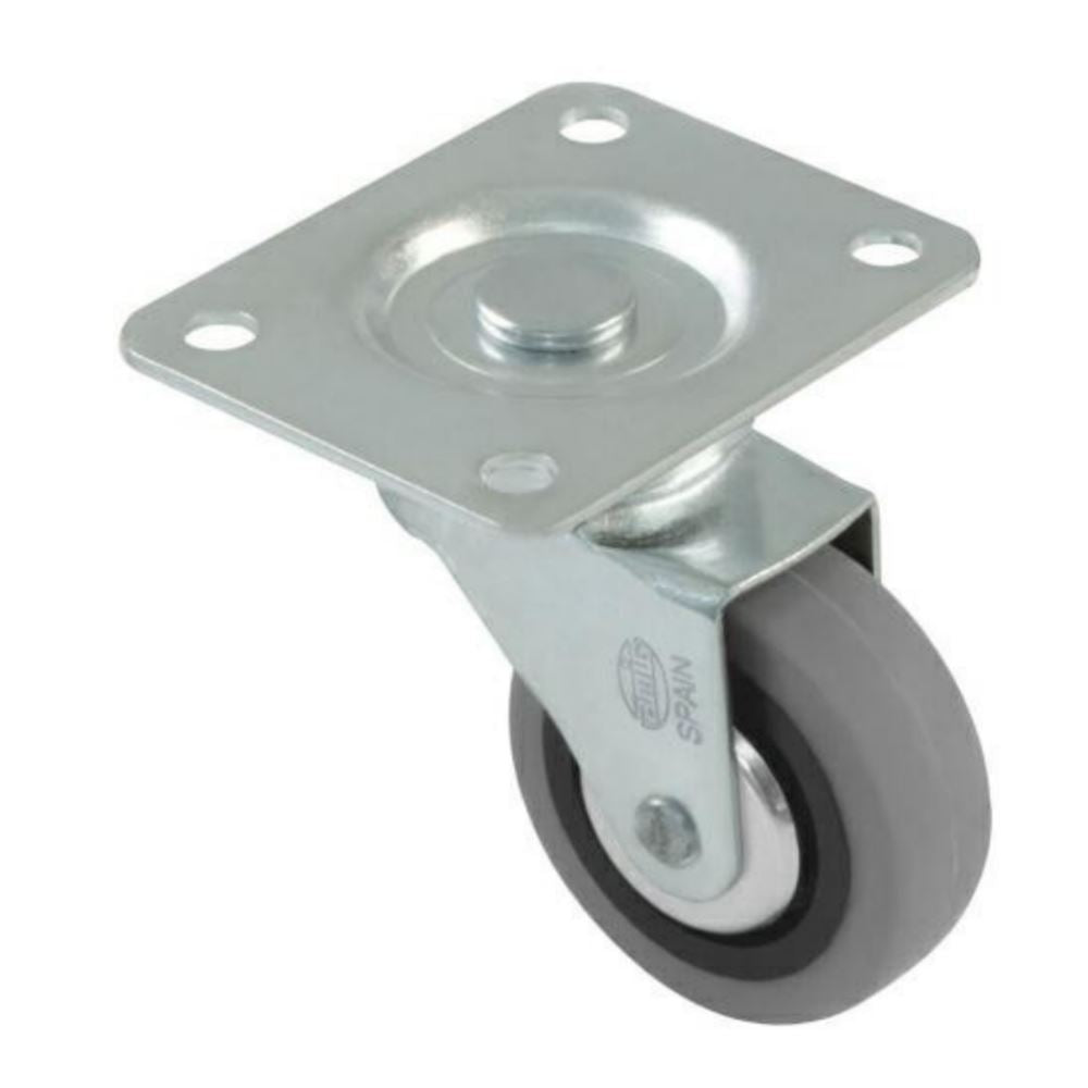 Rubber castor wheel Ø1-15/16 inch Furniture wheels AMIG 