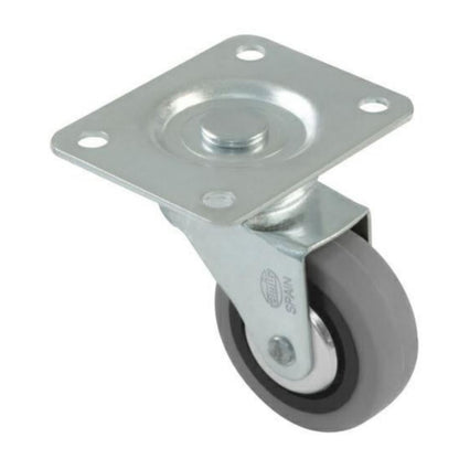 Rubber castor wheel Ø1-15/16 inch Furniture wheels AMIG 