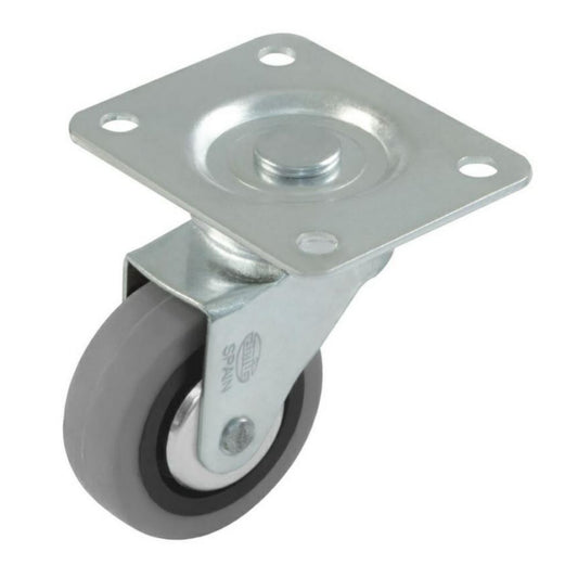 Rubber castor wheel Ø1-15/16 inch Furniture wheels AMIG 