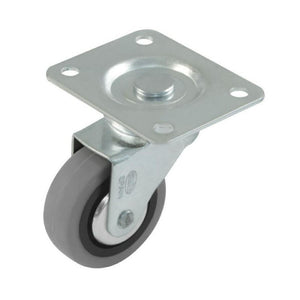 Rubber castor wheel Ø1-9/16 inch